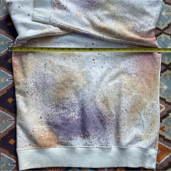 Banks Journal Spray Fleece – Off White Splatter Paint Organic Cotton Size Small - Picture 6 of 10